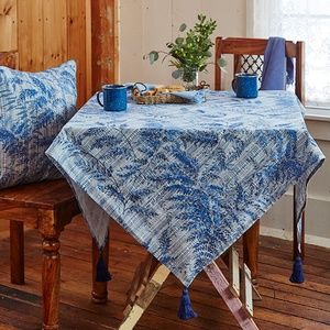 April Cornell Fern Brunch Tablecloth 48x48 NWT